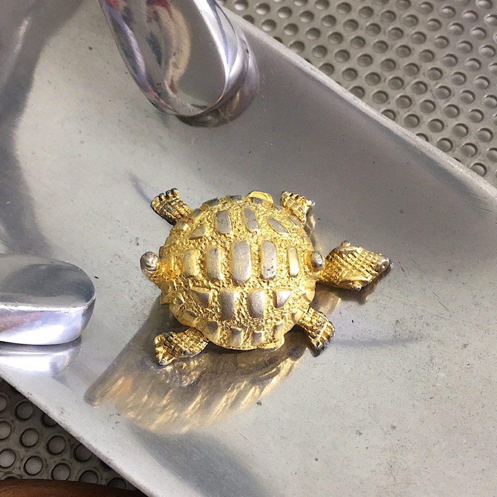 Super Rarehelena Rubinstein Solid Perfum Turtle C… - image 1